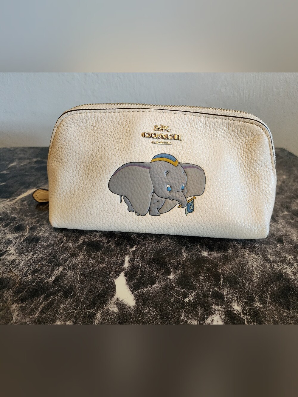 Coach Limited Edition Dumbo Collection Cosmetic Pouch